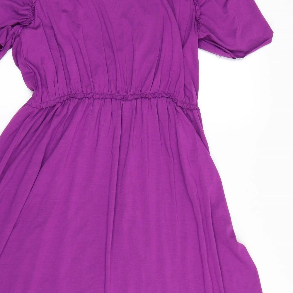 Monsoon Womens Purple   Fit & Flare  Size 10