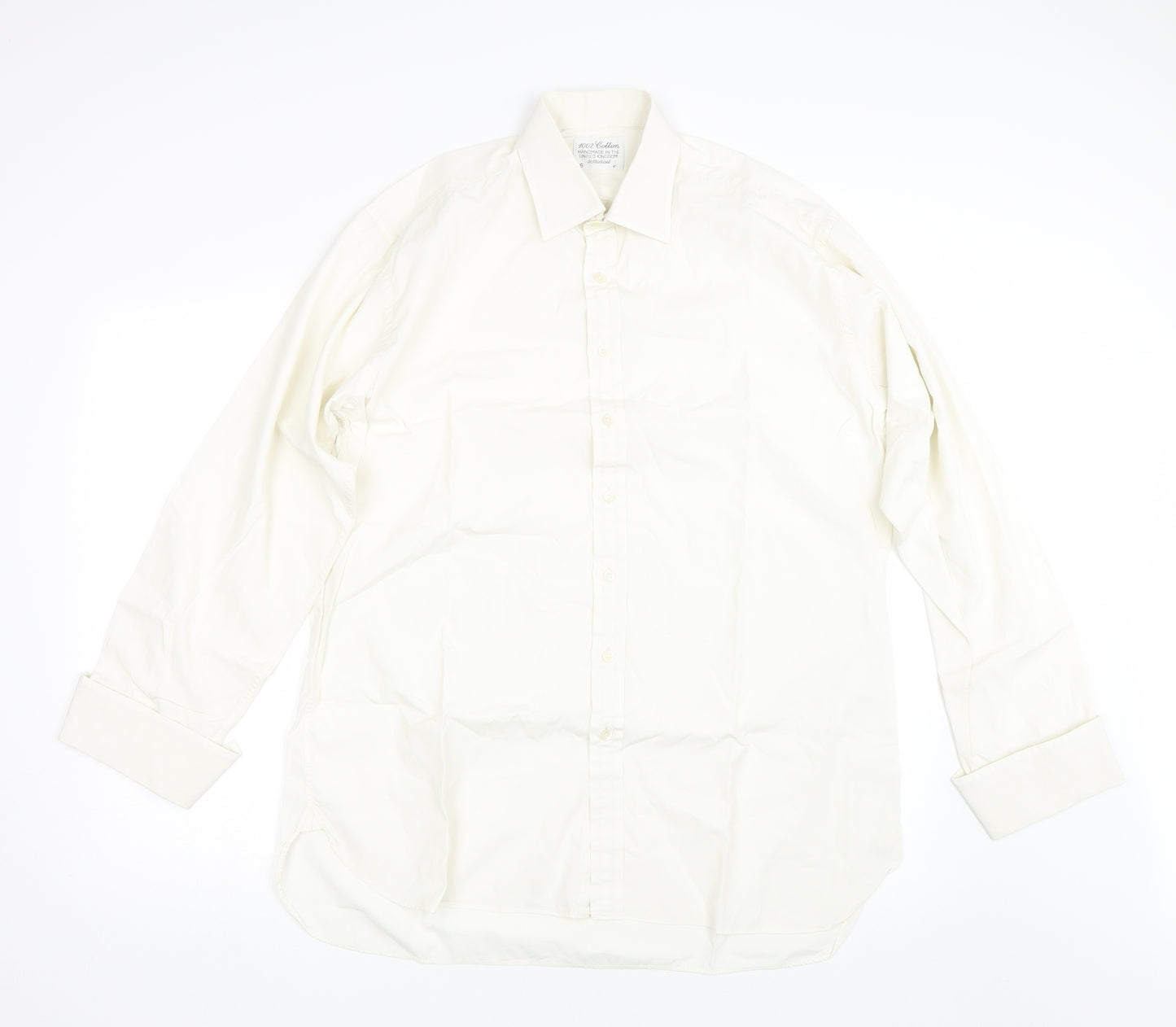 St Michael Mens White    Dress Shirt Size 16