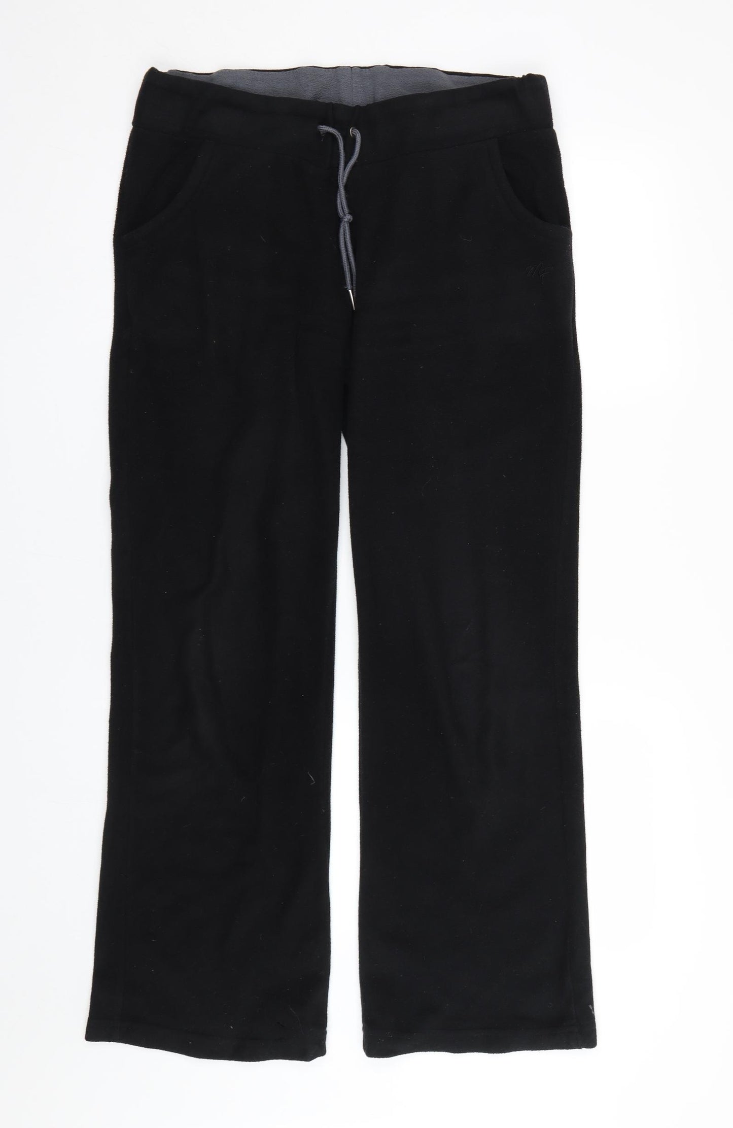 Miss Fiori Womens Black   Sweatpants Trousers Size 14 L28 in