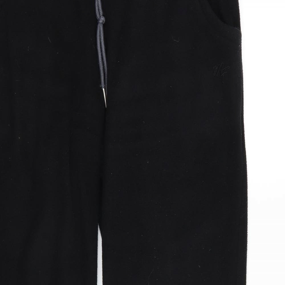Miss Fiori Womens Black   Sweatpants Trousers Size 14 L28 in