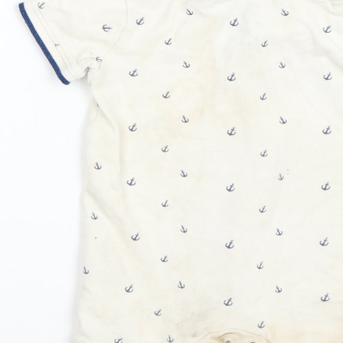 F&F Baby Beige Polka Dot  Basic Polo Size 6-9 Months