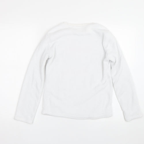 Pep&co Girls White   Top Pyjama Top Size 11-12 Years
