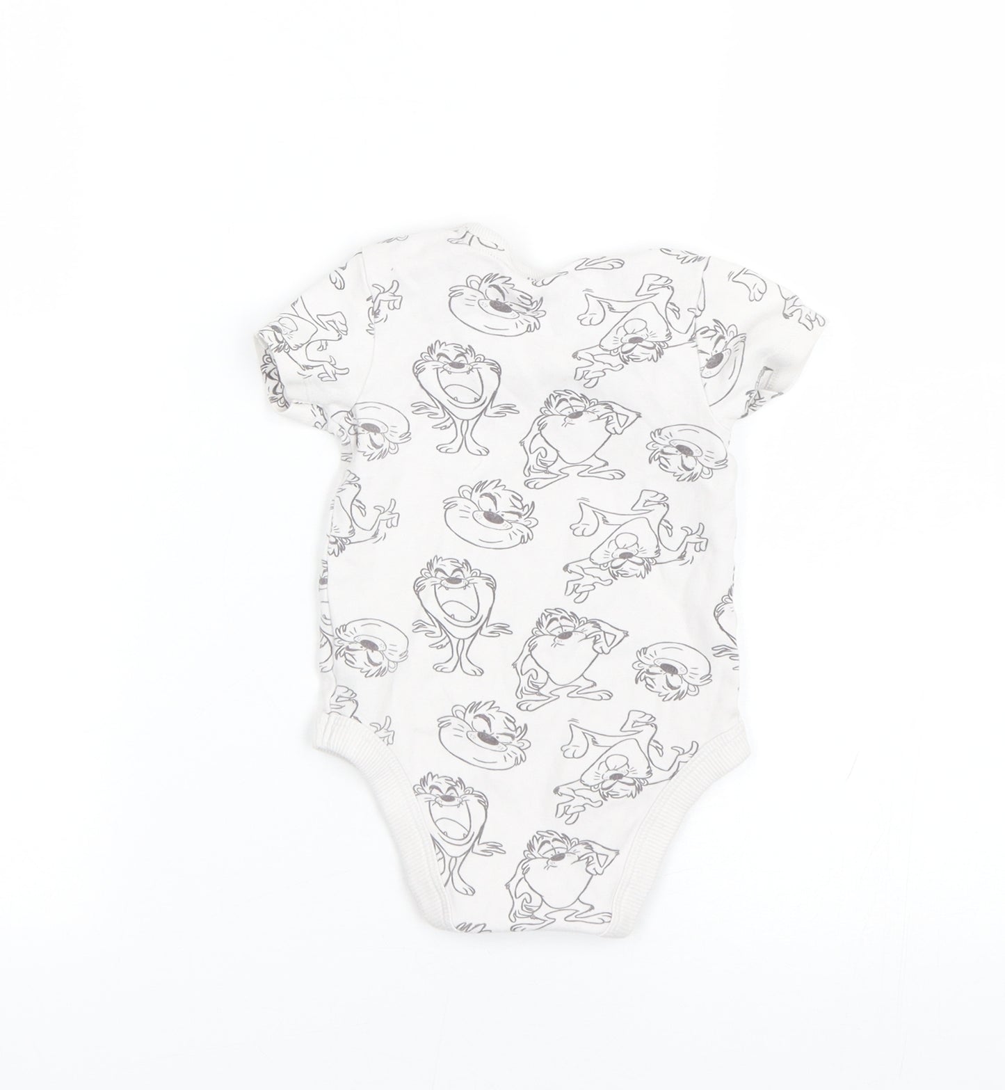 Looney Tunes Baby White   Babygrow One-Piece Size 12-18 Months  - looney tunes