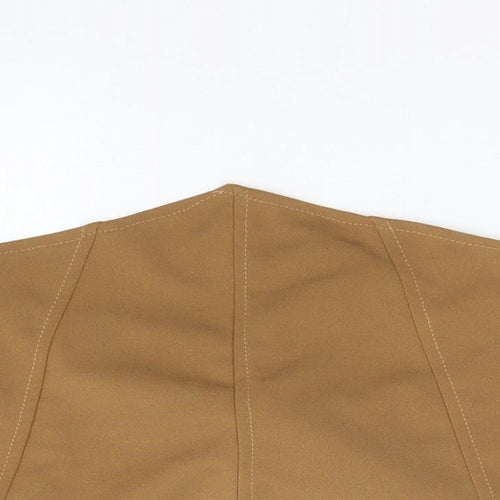 Boohoo Womens Brown   Cropped Tank Size 16