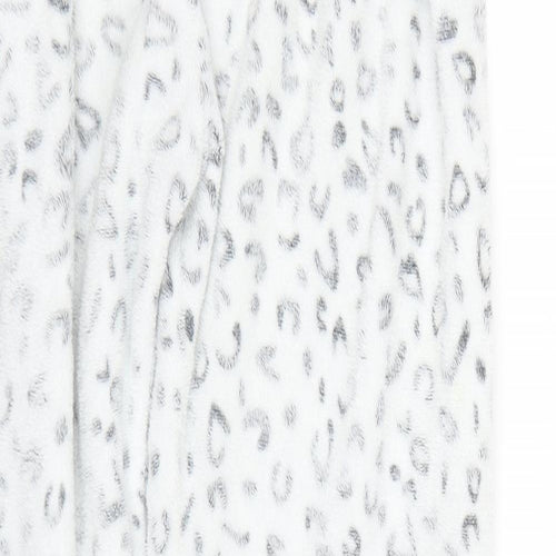 Love sleep Girls White Animal Print Fleece Cami Pyjama Pants Size 12-13 Years
