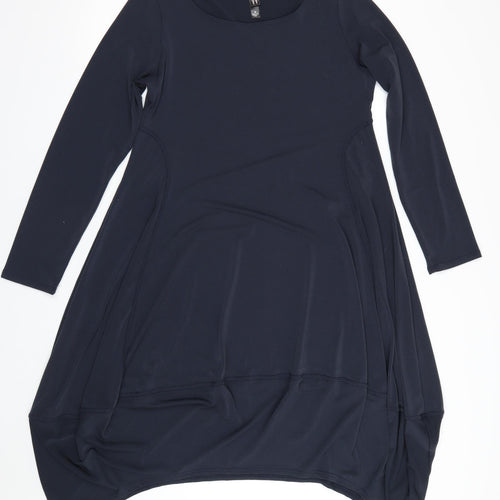 Marla Wynne Womens Blue   T-Shirt Dress  Size M