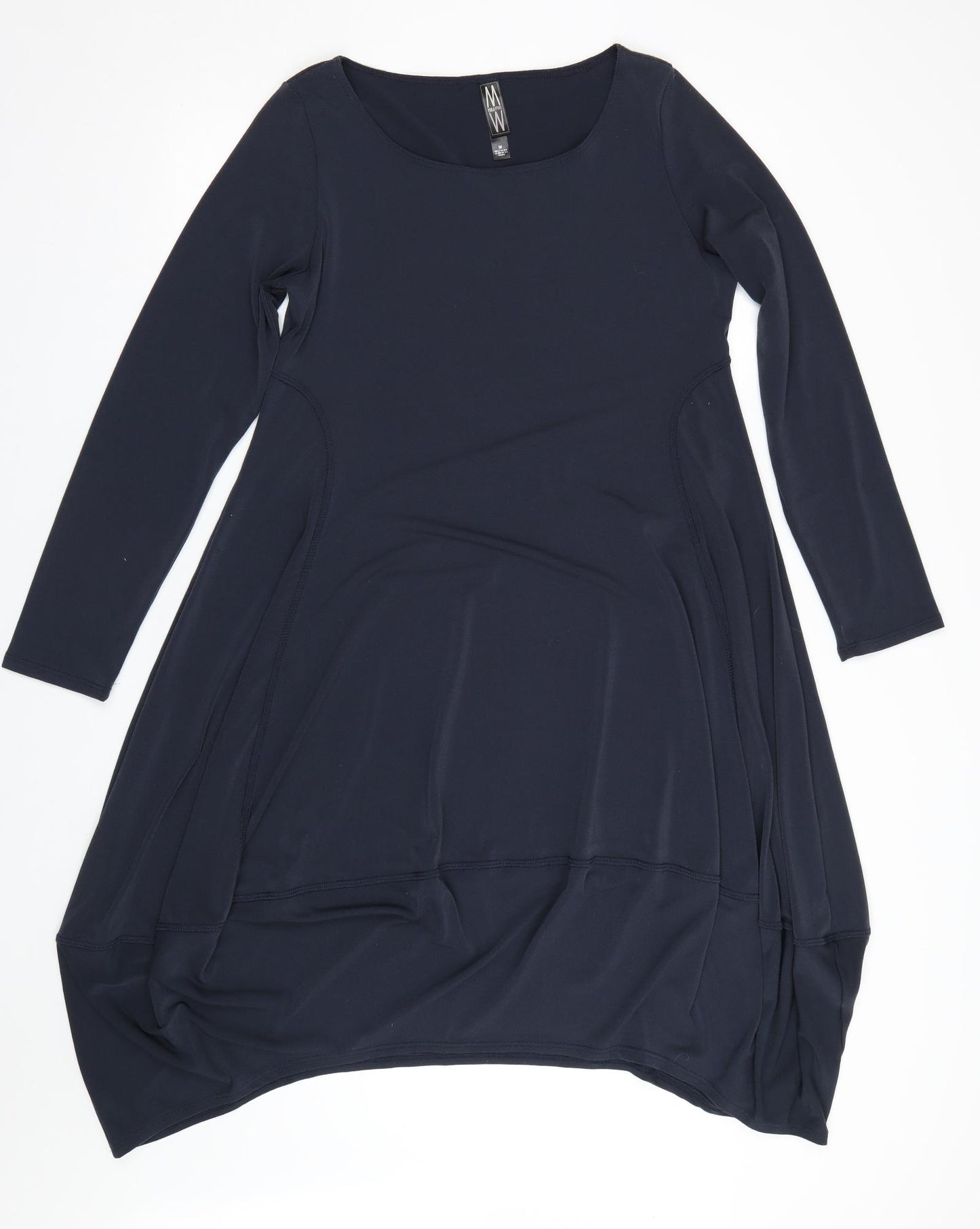 Marla Wynne Womens Blue   T-Shirt Dress  Size M