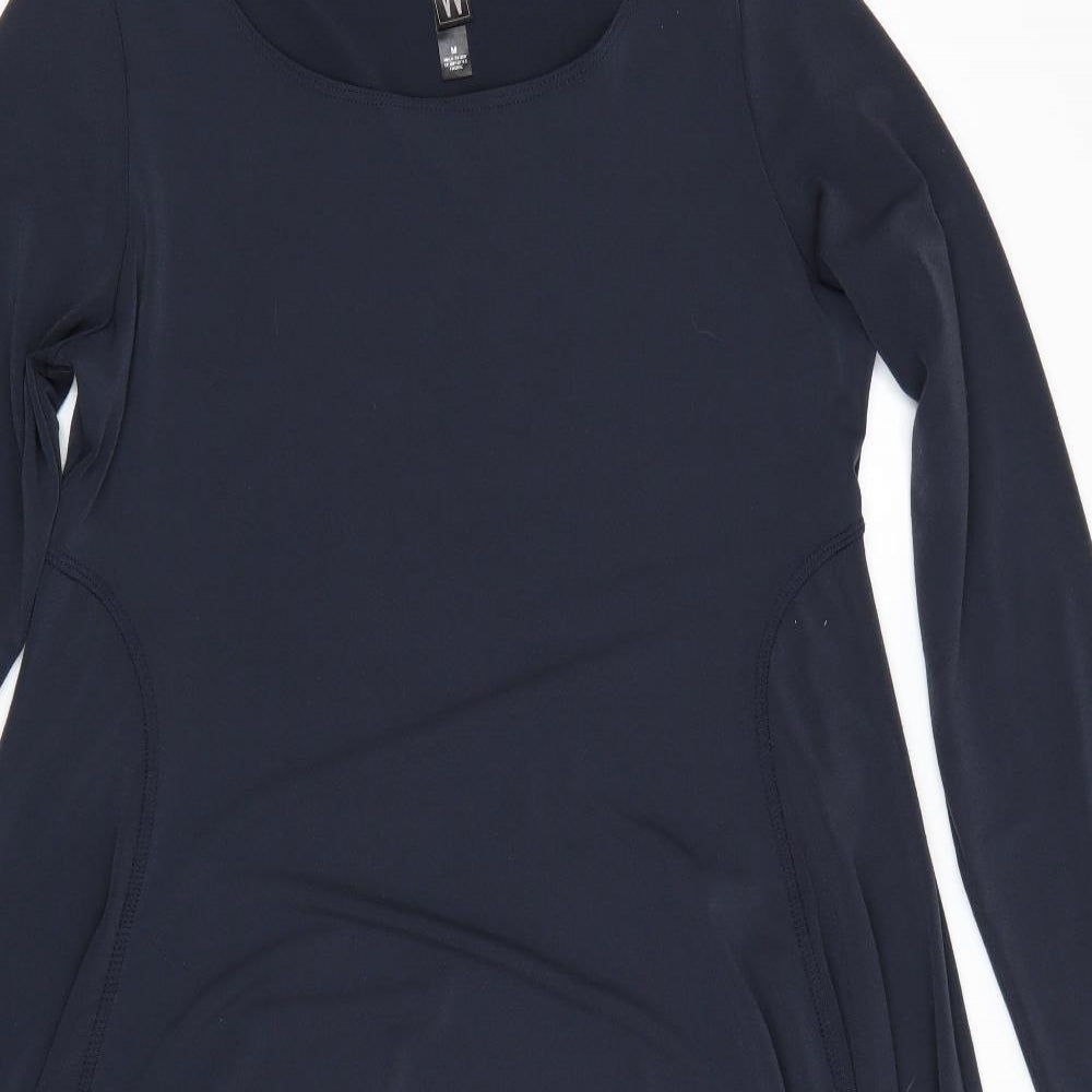 Marla Wynne Womens Blue   T-Shirt Dress  Size M
