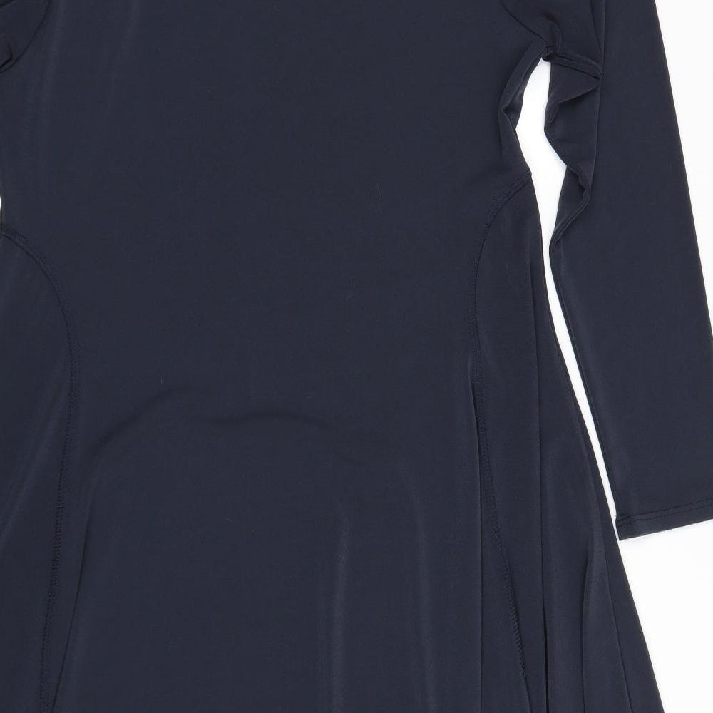 Marla Wynne Womens Blue   T-Shirt Dress  Size M