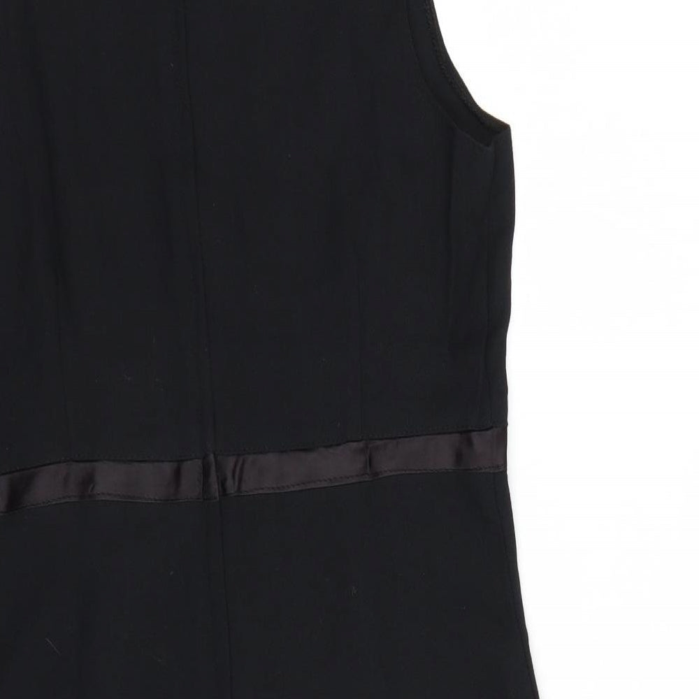 Miss Selfridge Womens Black   Tank Dress  Size 10
