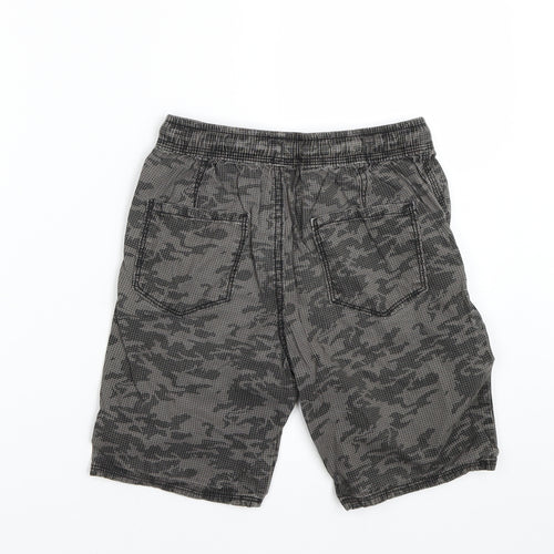 George Boys Grey Camouflage  Bermuda Shorts Size 9-10 Years