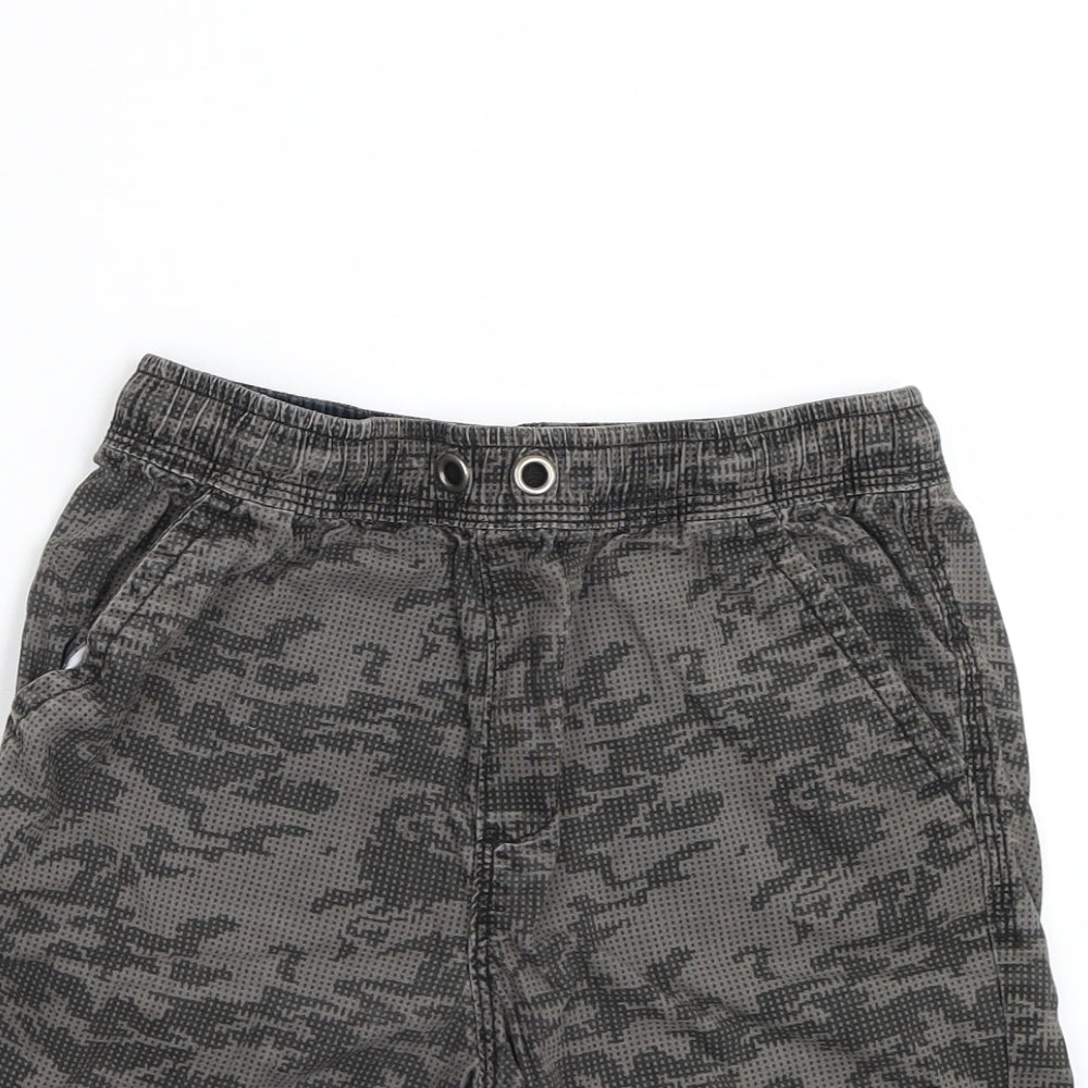 George Boys Grey Camouflage  Bermuda Shorts Size 9-10 Years