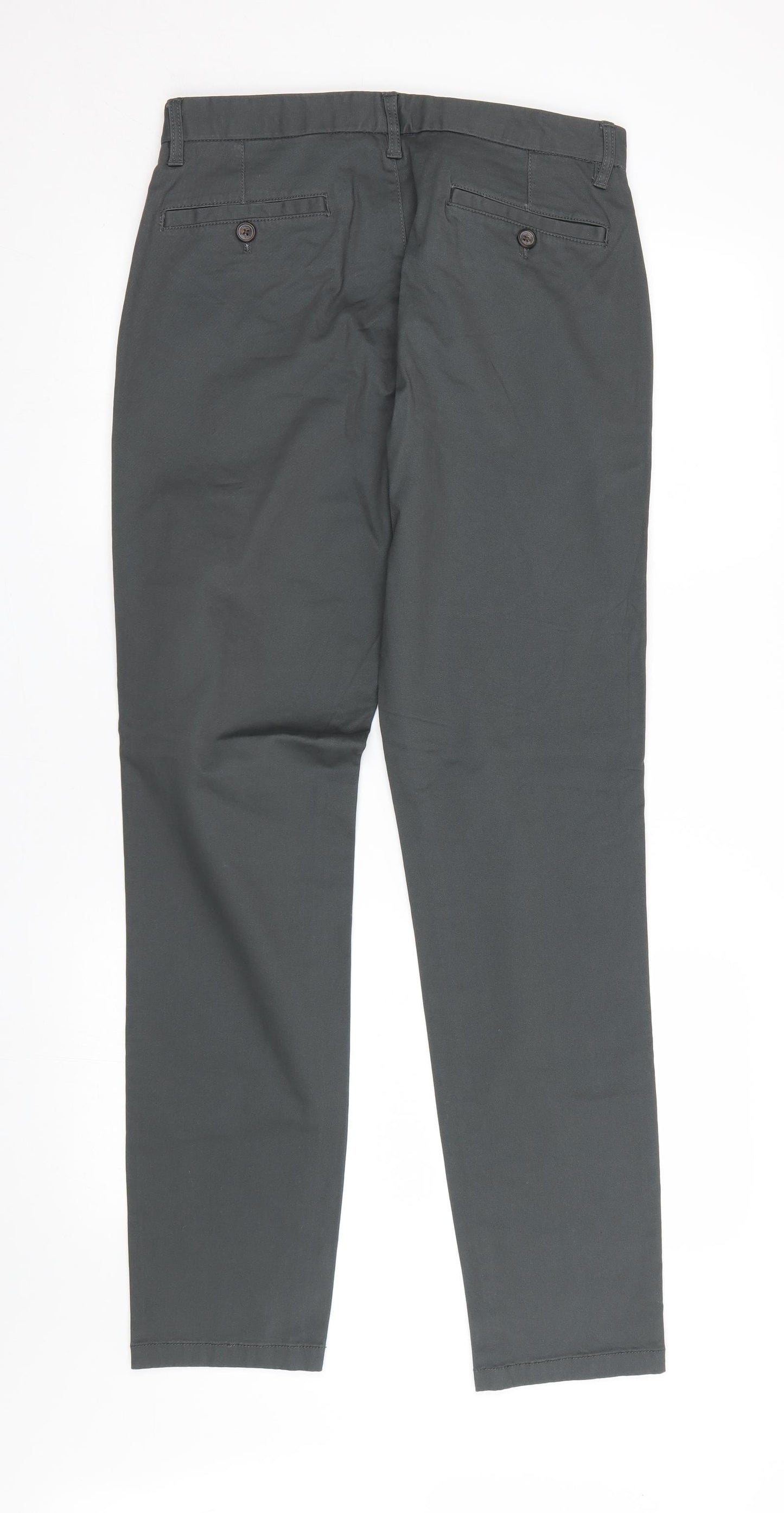 Burton Mens Grey   Trousers  Size 32 L30 in