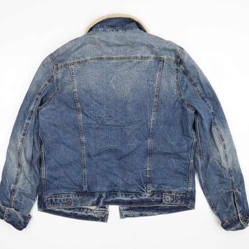 American Eagle Mens Blue  Denim Jacket  Size L