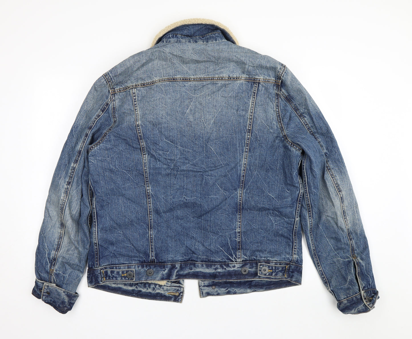 American Eagle Mens Blue  Denim Jacket  Size L