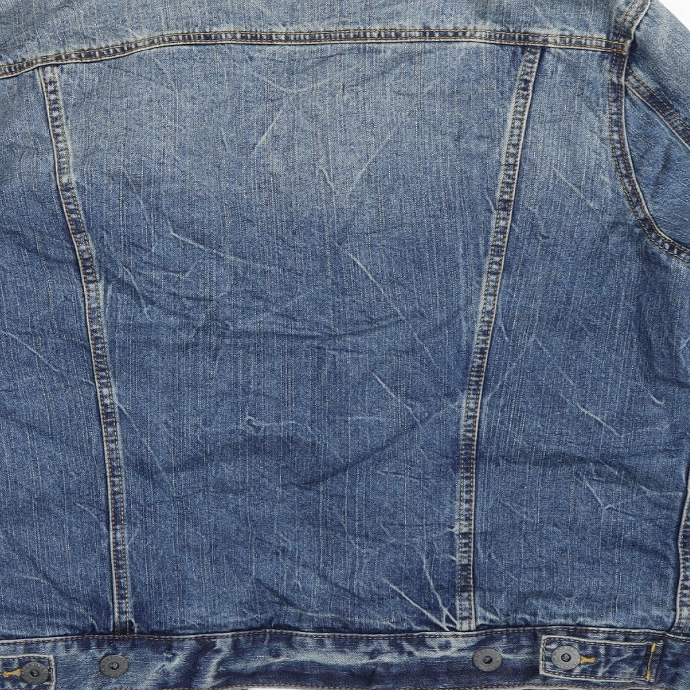 American Eagle Mens Blue  Denim Jacket  Size L