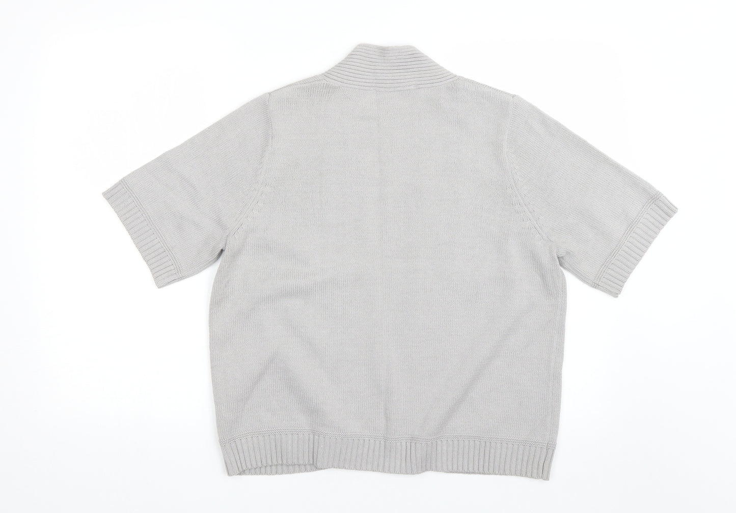 BHS Womens Grey   Cardigan Jumper Size 16