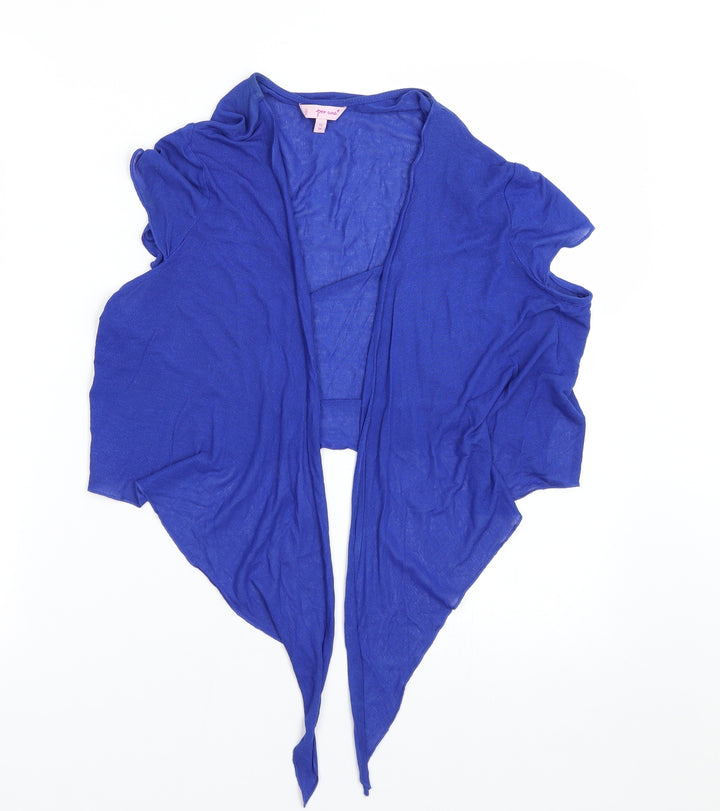 Per Una Womens Blue Cape Jumper Size 16