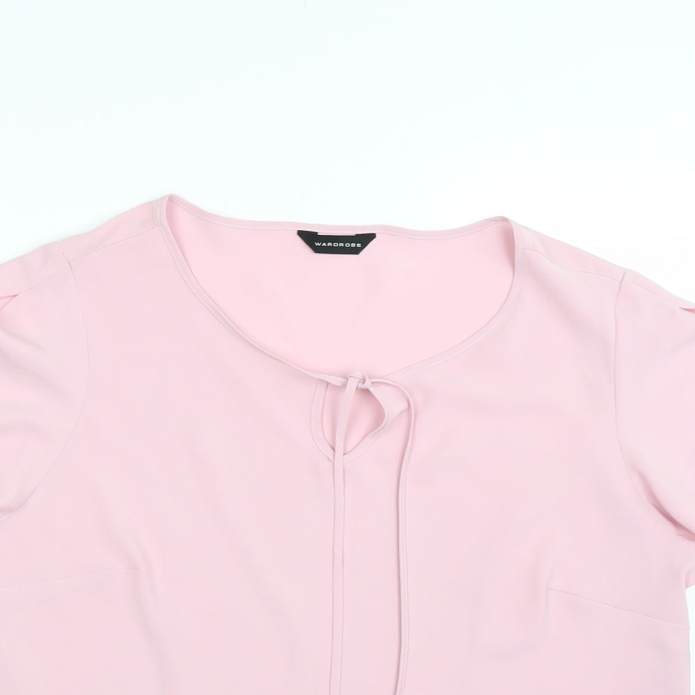 Wardrobe Womens Pink   Basic Blouse Size 18