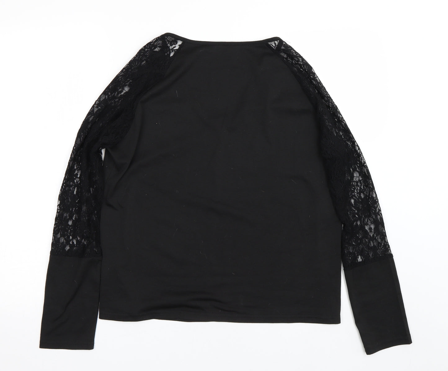 Preworn Womens Black   Basic T-Shirt Size L
