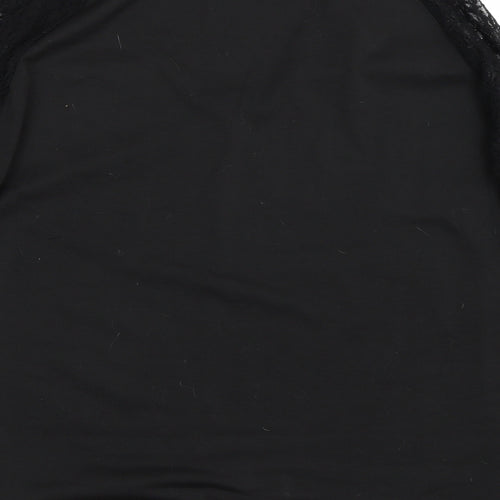Preworn Womens Black   Basic T-Shirt Size L