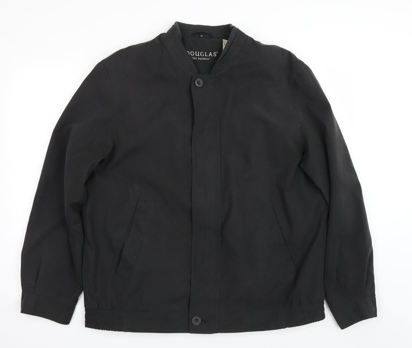 Douglas Mens Black   Jacket Coat Size M