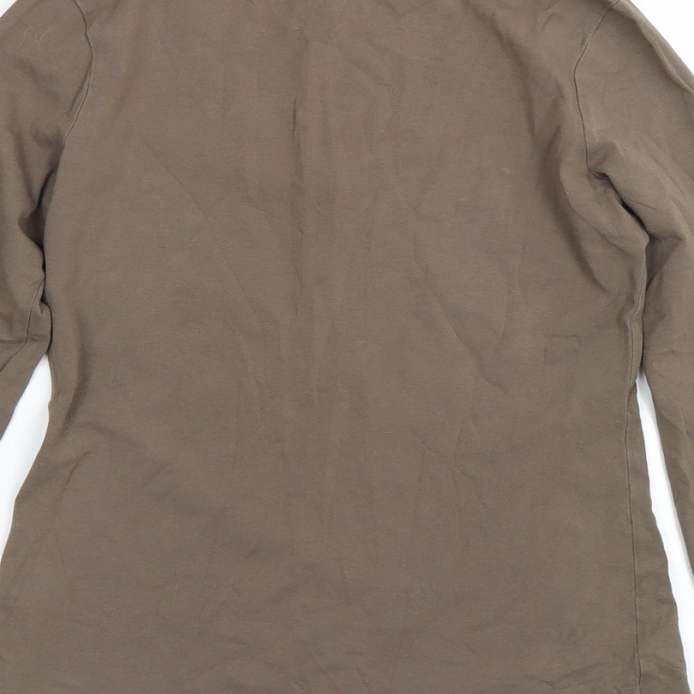 H&M Womens Brown   Basic T-Shirt Size S