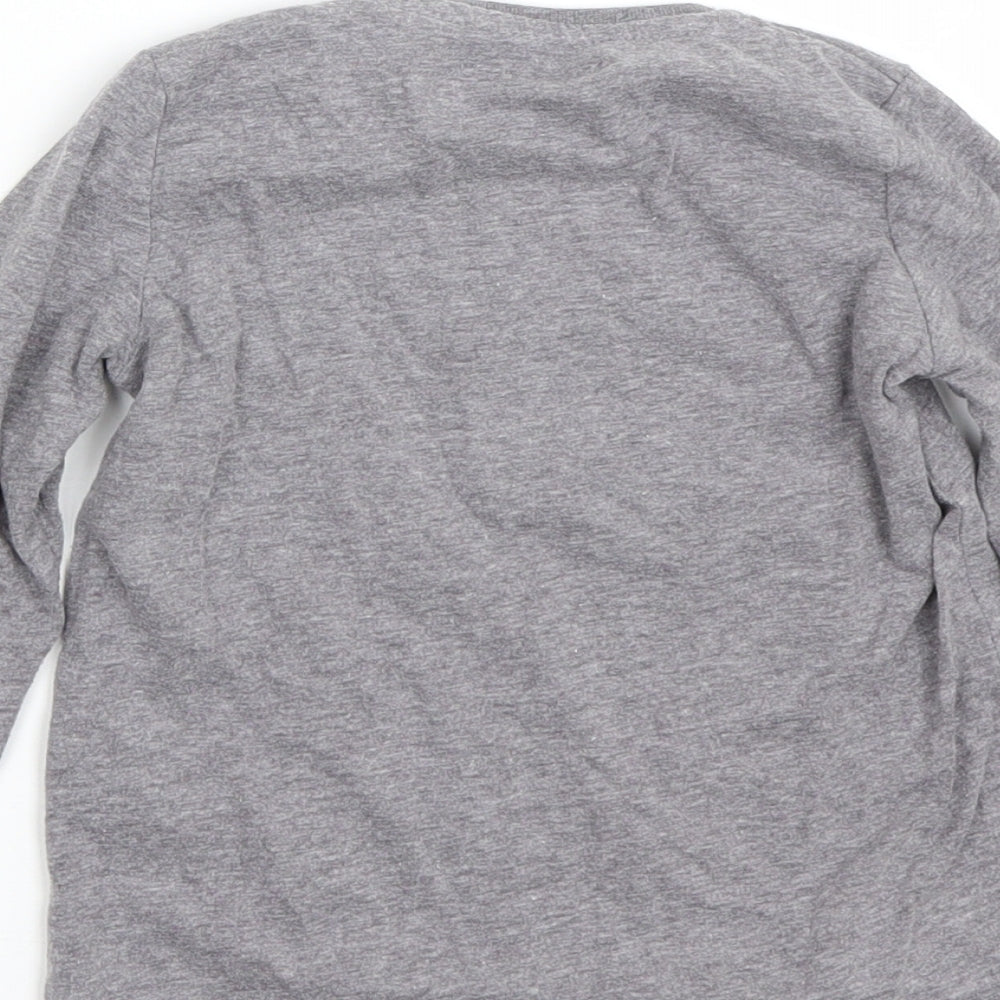 Pep&co Girls Grey   Basic T-Shirt Size 3-4 Years  - Dogs