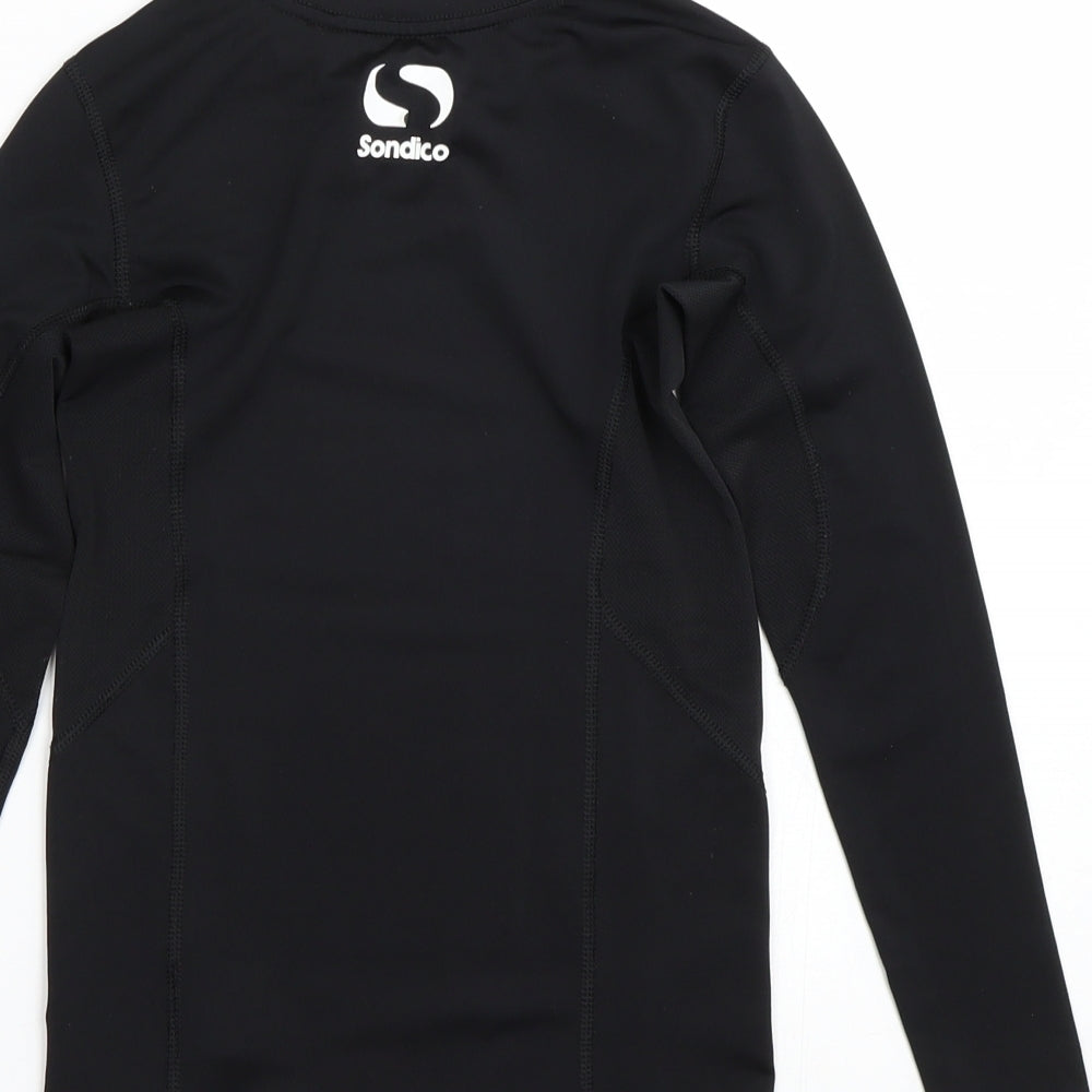 Sondico Boys Black   Basic T-Shirt Size 9-10 Years