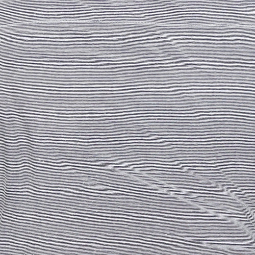 Christian Siriano Womens Blue Striped  Basic T-Shirt Size M
