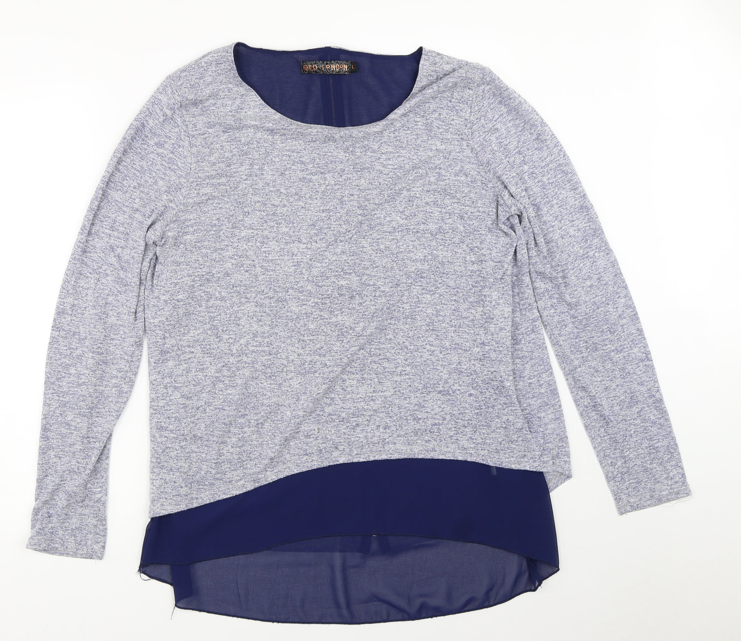 QED London Womens Blue   Pullover Jumper Size L