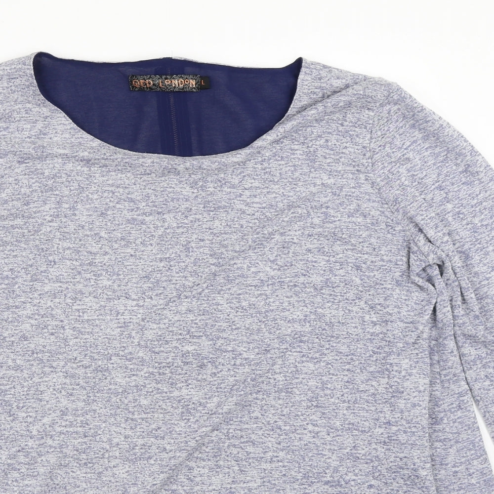 QED London Womens Blue   Pullover Jumper Size L