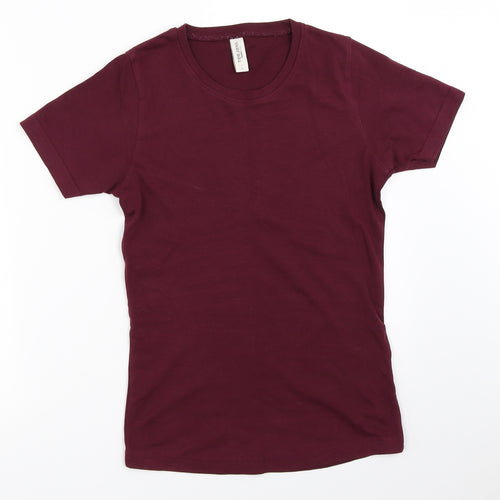 Tee-Jays Womens Purple   Basic T-Shirt Size S