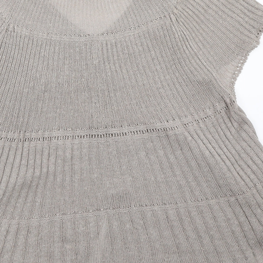 Marks and Spencer Womens Grey   Cardigan Jumper Size 18