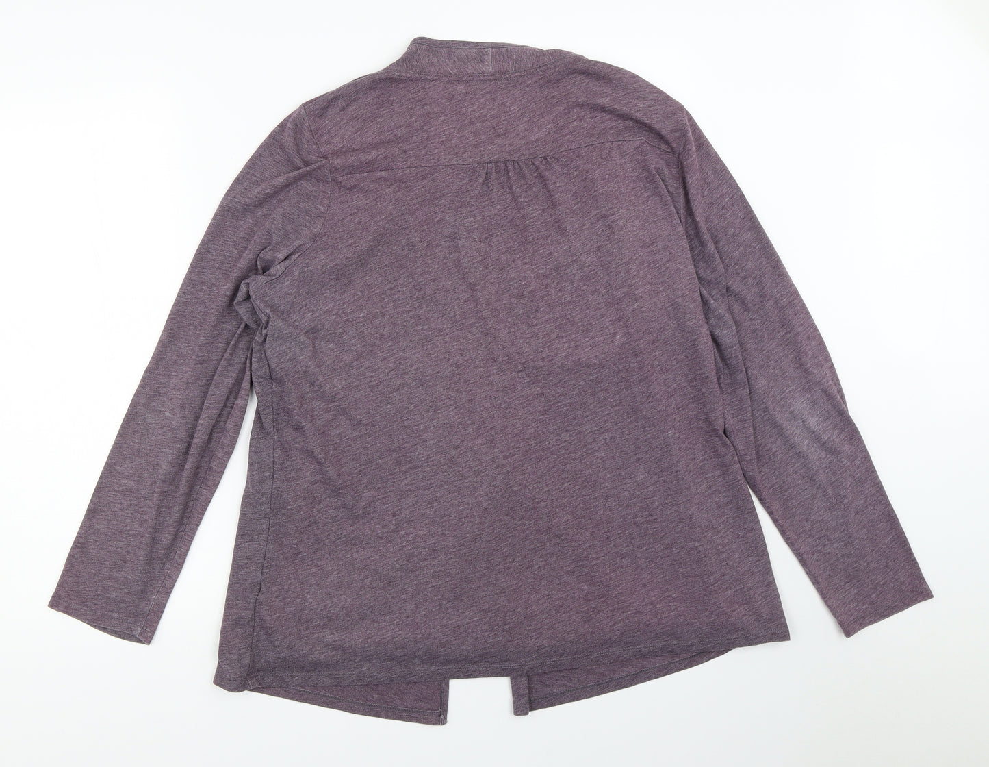Marks and Spencer Womens Purple   Cardigan Jumper Size 20