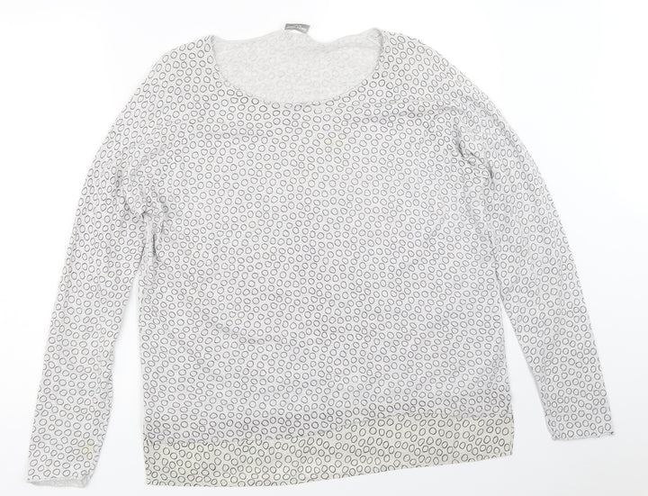 Gerry Weber Womens Grey Pullover Jumper Size 12