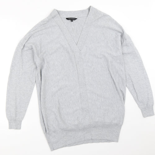 Peacocks Womens Grey   Pullover Jumper Size 12