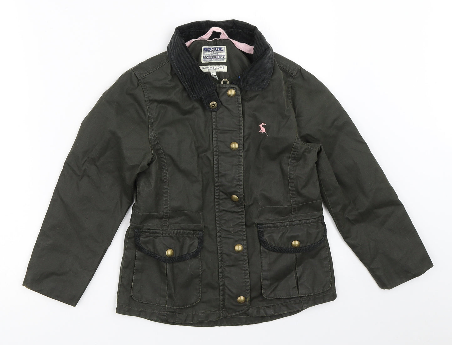 Joules Girls Green   Jacket Coat Size 6 Years