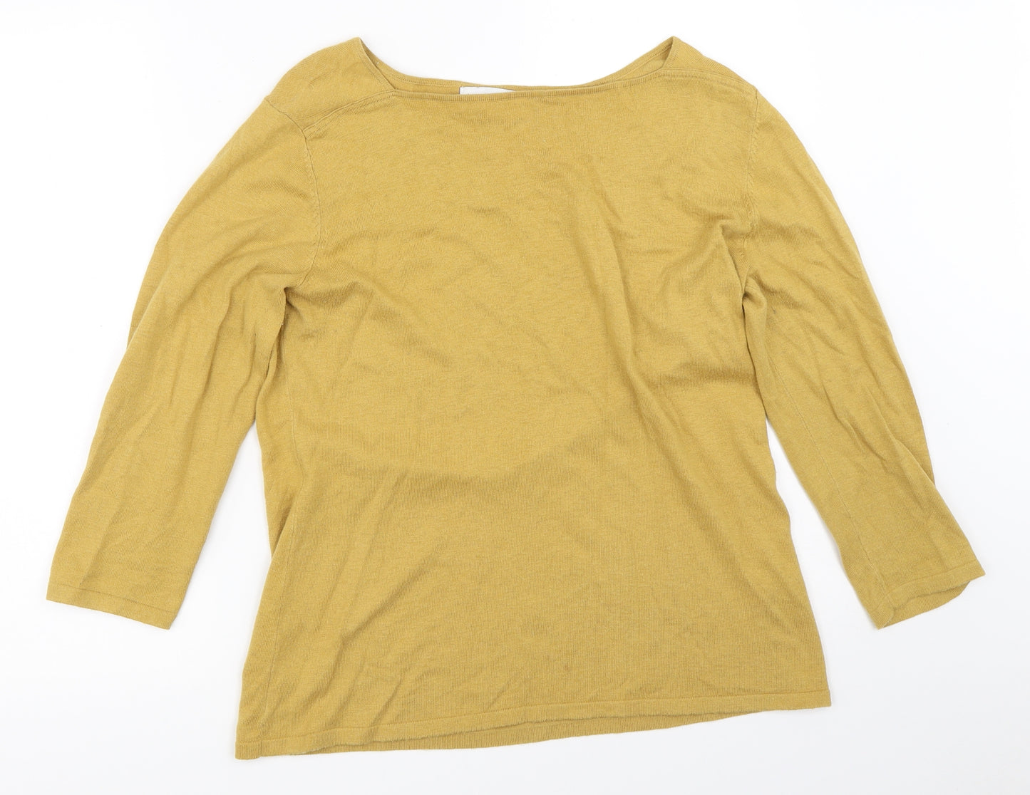 NEXT Womens Yellow   Pullover Jumper Size 12