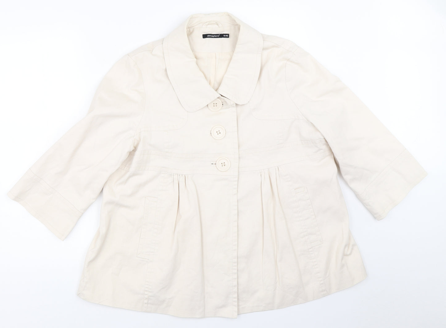 Atmosphere Womens Ivory   Jacket  Size 18