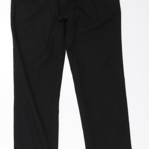 Marks and Spencer Girls Black   Dress Pants Trousers Size 12-13 Years - School trousers