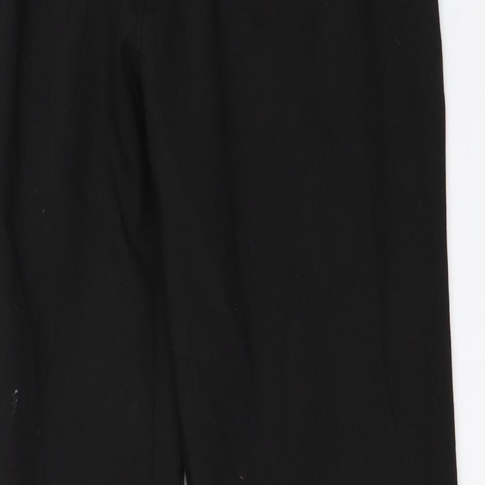 Marks and Spencer Girls Black   Dress Pants Trousers Size 12-13 Years - School trousers