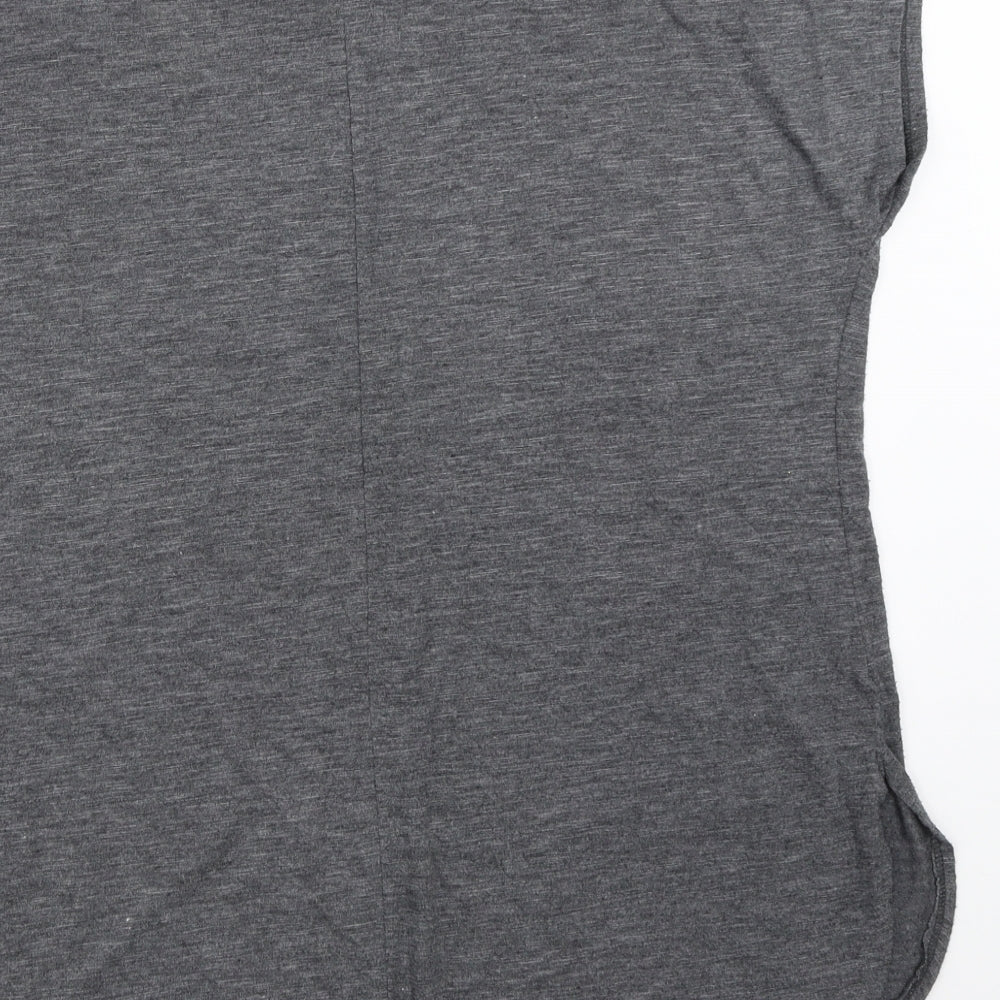 Papaya Womens Grey   Basic T-Shirt Size L