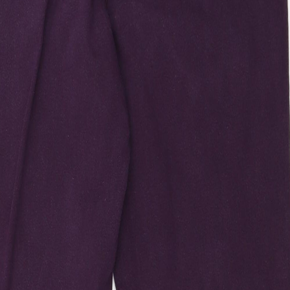 Marks and Spencer Womens Purple   Straight Jeans Size 14 L27 in