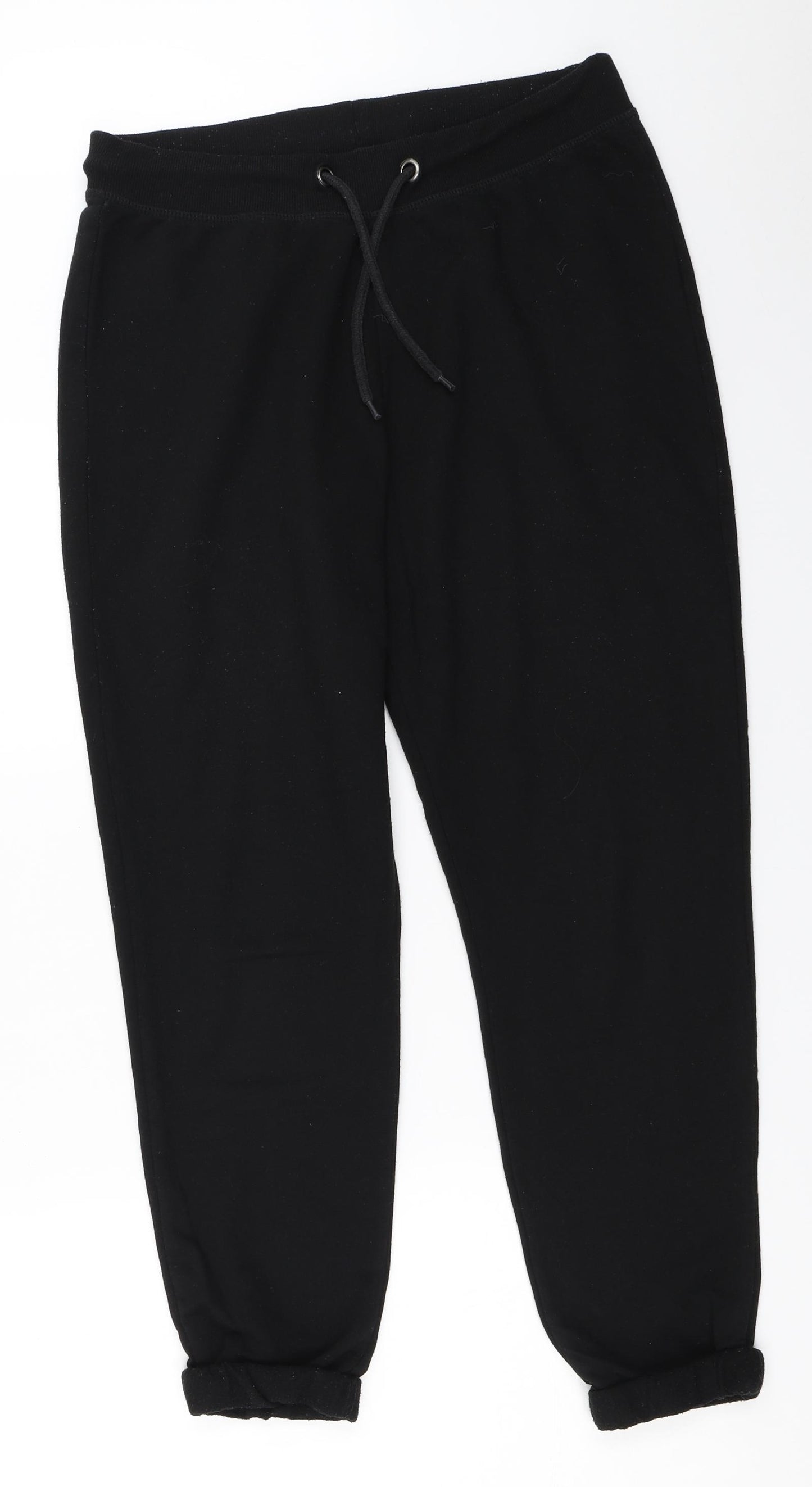F&F Womens Black   Jogger Trousers Size 12 L28 in