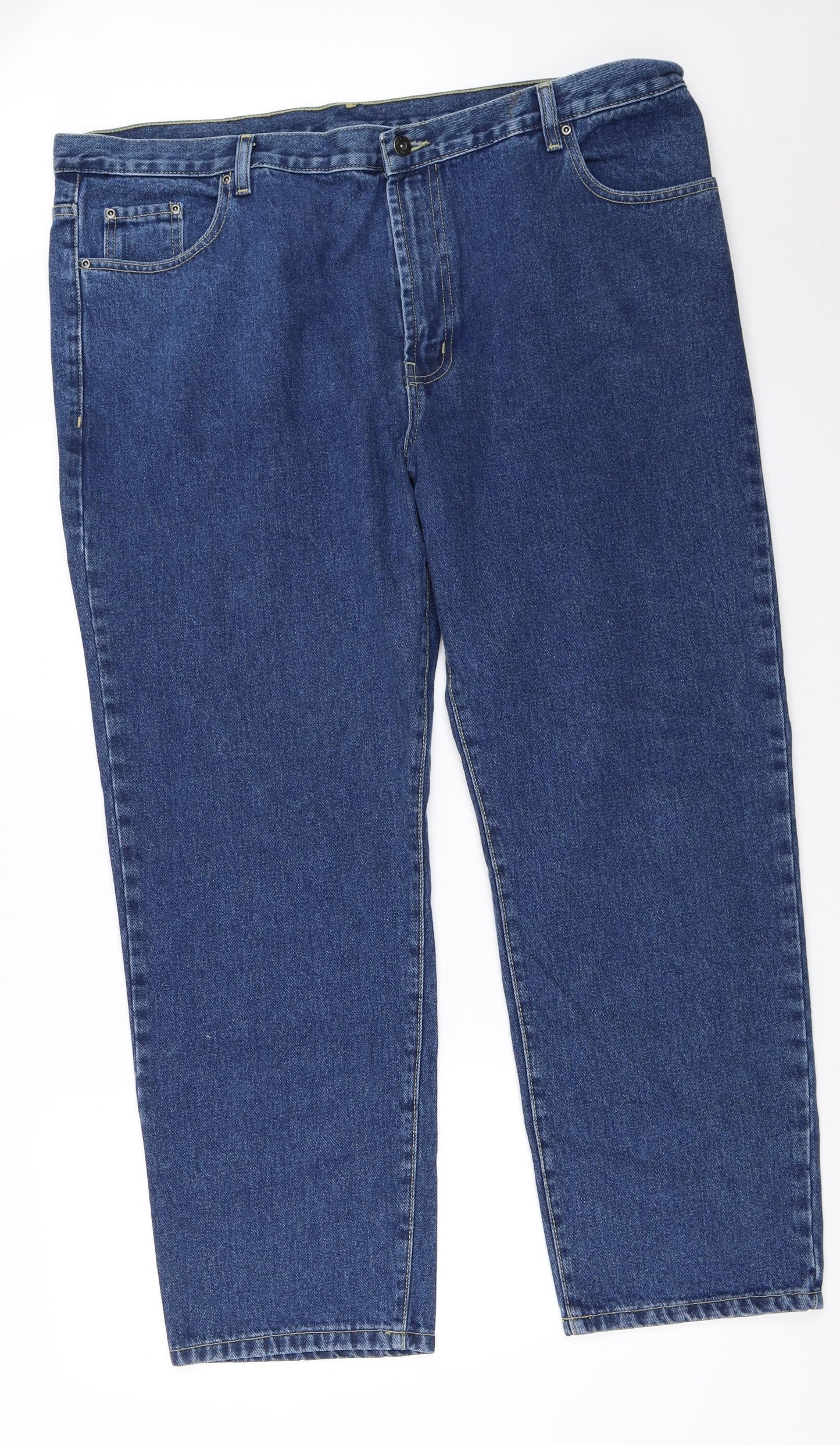 Blue Circle Mens Blue  Denim Straight Jeans Size 42 in L30 in