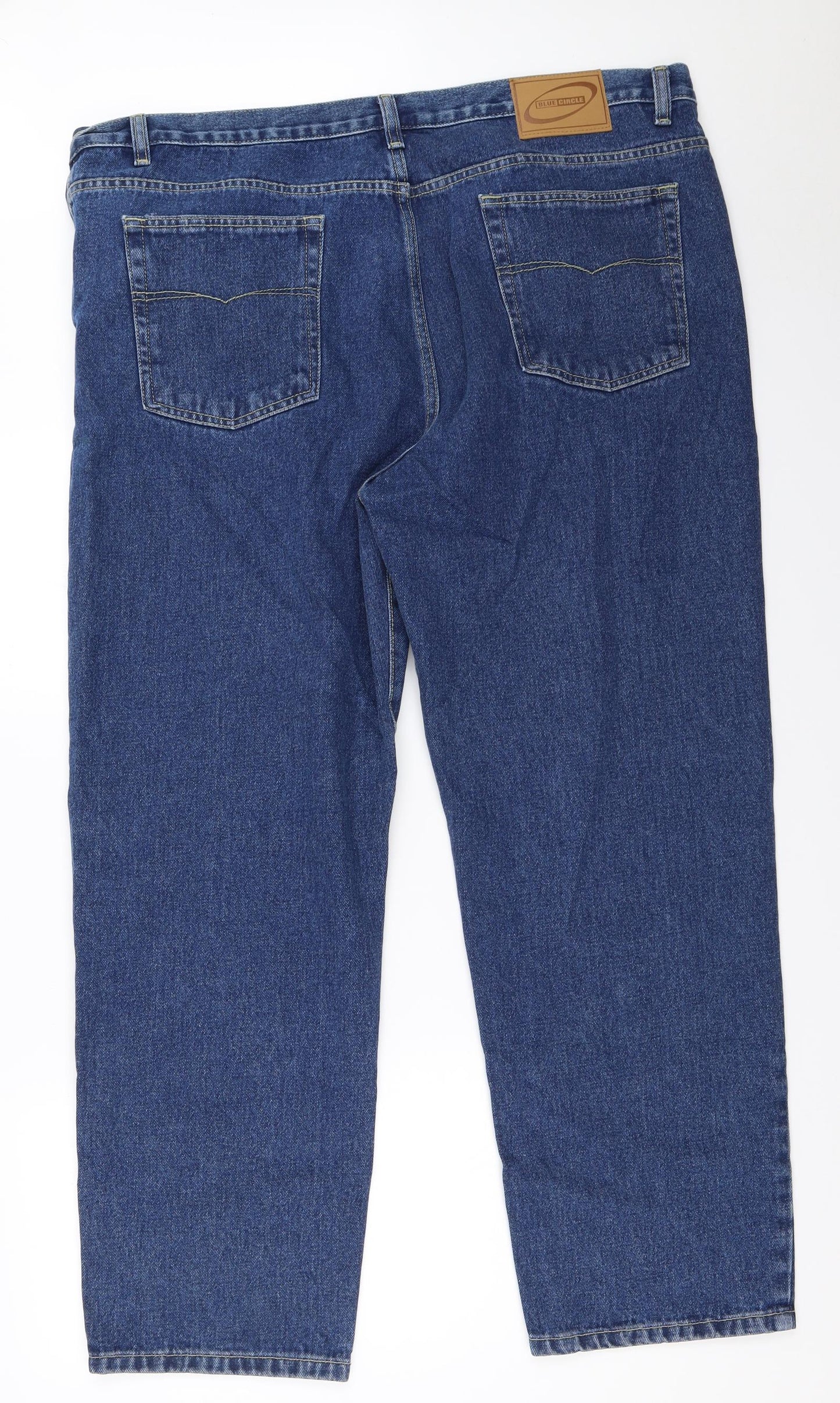 Blue Circle Mens Blue  Denim Straight Jeans Size 42 in L30 in
