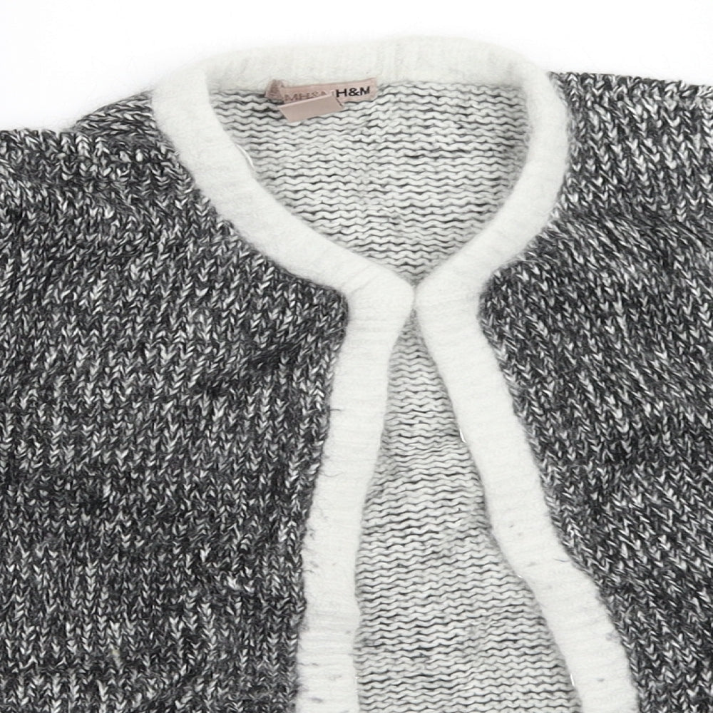 H&M Womens Grey   Cardigan Jumper Size 36