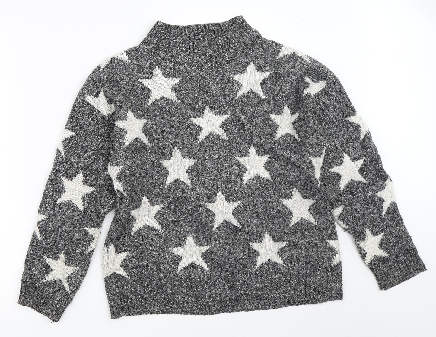 Wild Flower Womens Grey   Pullover Jumper Size S