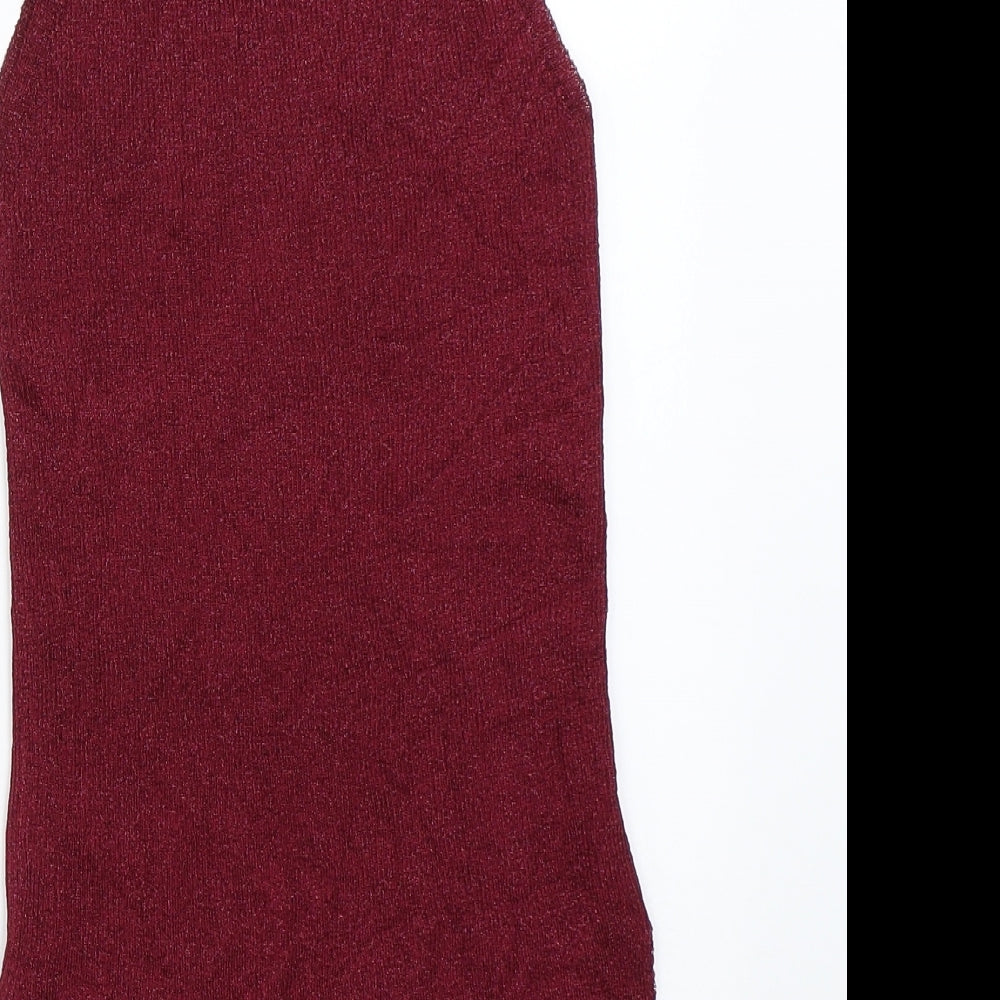 River Island Womens Red   Basic Tank Size XS